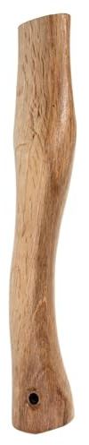 Holzgriff für Axt Ersatzhandgriff 27x4,5x3cm Hickory Kurz | Fein Poliert, Gratfrei, Bessere Kontrolle, für Äste und Holzspalten im Camp bei Jagd