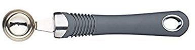 KitchenCraft Professional Melon Baller with Soft Grip Handle, 16.5 cm (6.5), Grey