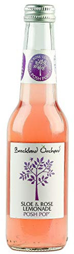 Breckland Orchard | Sloe and Rose Lemonade Posh Pop | 275ml x 12 Bottles