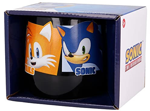 Stor8412497005000Cerámica Nova Taza en Regalo Caja, 360 ml Capacidad, Sonic
