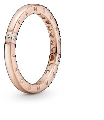 Pandora Logo & Hearts Ring