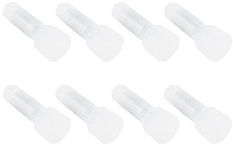 1000Pcs Closed End Crimp Cap Terminal Connectors Gauge Closed End Crimp Terminals Connectors Kit Transparent Protective Nylon Crimping Cap Wire Cable Connector Kits (CE2),Terminals