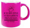 Farbwuselei Tasse Neonpink Ich bin eine verdammte Prinzessin Du Pisser lustig Witzig beidseitig bedruckt Schwarz