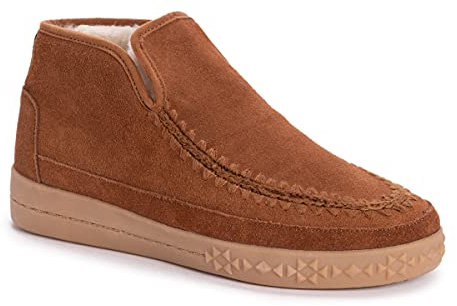 MUK LUKS Damen Street Queens Schuh Mode-Stiefel, Cognac, 42.5 EU