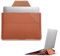 MOFT Laptop Sleeve & Stand for 13-14 inch Laptops, Vegan Leather Bag with Expandable Storage, 2 Adjustable Angles, Compatible with MacBook Air/Pro 13-14 inch, Brown