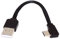 chenyang CY, cavo dati da USB 2.0 tipo A maschio a USB-C tipo C maschio, piatto, sottile, FPC, ad angolo di 90 gradi, per FPV, disco e telefono, 13 cm