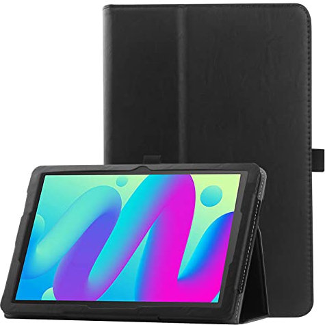 VOVIPO PU Leder Ständer Folio Schutzhülle mit Handschlaufe für TCL Tab 10L 10.1