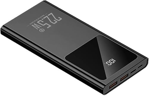 Combrite 10K Power Bank, 10000mAh 22.5W Fast Charging Portable PD Charger, Dual USB And Type-C Outputs for iPhone, Samsung Galaxy, OPPO, and More