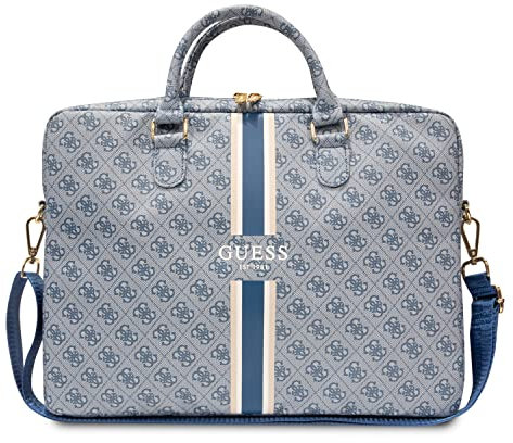 Guess GUCB15P4RPSB - Borsa da 16, motivo a strisce stampate, colore: Blu, Blu
