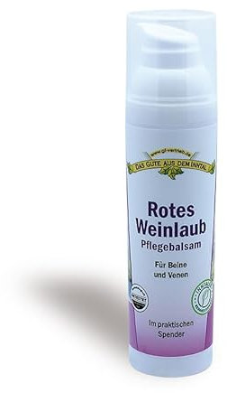 Rotes Weinlaub Pflegebalsam 75 ml im Spender Für Beine und Venen