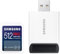 Samsung PRO Ultimate SD-Karte, 512 GB, UHS-I U3, Full HD & 4K UHD, 200 MB/s Lesen, 130 MB/s Schreiben, Speicherkarte für Kamera, PC, Drohne oder Action-Cam, Inkl. USB-Kartenleser, MB-SY512SB/WW