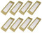 BESTonZON 12piezas Bolsa De Vino De Papel Kraft Ventana Transparente Portadora De Botellas para Fiestas y Eventos Color Verde