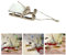 Oblique Unique® Deko Schlitten aus Echtholz als Tischdeko Dekoration für Weihnachten Kinder Basteln (Natur - 7 cm)