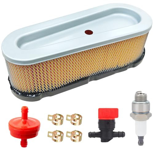 ZAMDOE 493910 691667 Filtro de aire con prefiltro para Briggs & Stratton 4166 5075H 5075 5075K 198707 28A702 28B702 28B707 28D707 8.5HP 10.5HP 11.5HP Motores verticales Cortacésped Tractor de césped