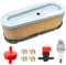 ZAMDOE 493910 691667 Filtro de aire con prefiltro para Briggs & Stratton 4166 5075H 5075 5075K 198707 28A702 28B702 28B707 28D707 8.5HP 10.5HP 11.5HP Motores verticales Cortacésped Tractor de césped