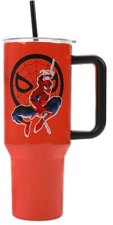 Bioworld Spider-Man Gobelet en acier inoxydable Rouge 1200 ml