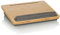 hjh OFFICE Laptopunterlage COMFILAP III Bambus Laptopkissen 4-Fach verstellbar, Knietablett mit Handauflage, Geräte bis 21 Zoll, Grau