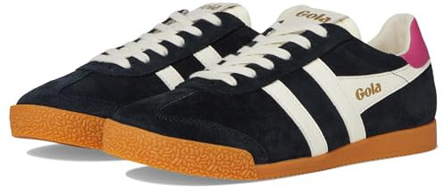 Gola Sneaker Elan Donna, Nero/Bianco sporco/Fucsia, 11