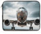 Housse de transport pour ordinateur portable de 10 pouces - Motif avion, art - Antichoc