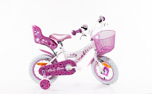 SCH Bicycle Pink Love, Kinderfahrrad, weiß, 12“