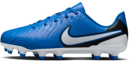 NIKE Jr. Tiempo Legend 10 Club MG, Zapatos de Gimnasia, Glacier Blue Blue Orbit, 35 EU