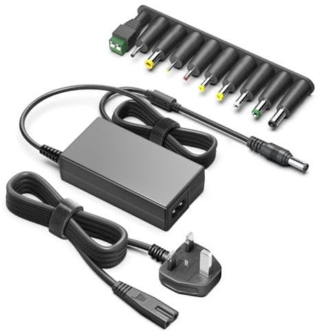 TAIFU Universal 12V Power Supply Cable 5A 4A 3A Adapter for MSI/HP/Dell/Acer/AOC/Z-Edge/Gawfolk/Crua Monitor Beelink KAMRUI Acepc Bmax Mini PC Wahoo Kickr Bike Humax Freesat Box Zebra Printer Charger