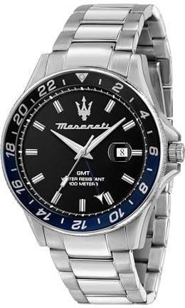 Maserati Montre Homme, Heure, Date, Analogique, 44 mm, Collection SFIDA Edition Limitée - R8853140011