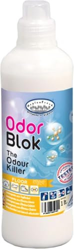 HOME PRO Lavapavimenti Professionale OdorBlok Gel Liquido - Detergente Elimina Odori Multifunzione, PH Neutro, Super Sgrassante Concentrato 1L - Profumato e Senza Risciacquo per Tutti i Pavimenti