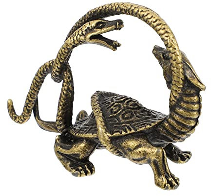 PRETYZOOM Legierung Handwerk Decor Schildkröte Schlange Schmuck Leichte Desktop Tier Ornament Für