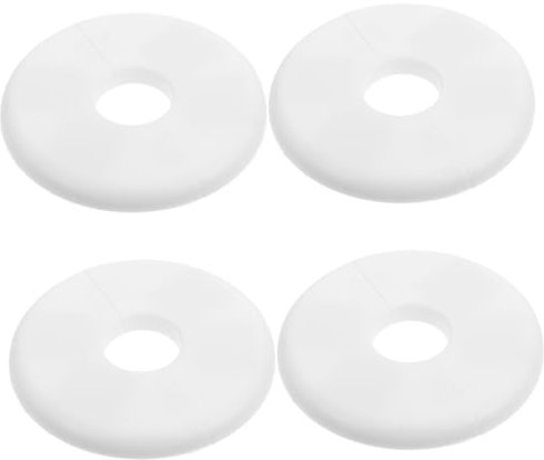 Happyyami 4 Stück Poolleiterabdeckung Lochschutz Für Handlaufrohre Runde Sanitärrohrabdeckungen Schutz Vor Schmutz Für Einbaupools Wiederverwendbar Weiß