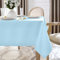 Softalker Blue Table Cloth Outdoor Wipe Clean Tablecloth Wipeable Water Resistant Tablecloths Rectangular 140x200 cm Stain Resistant Washable Table Cover for Party Birthday Garden Picnic Kitchen