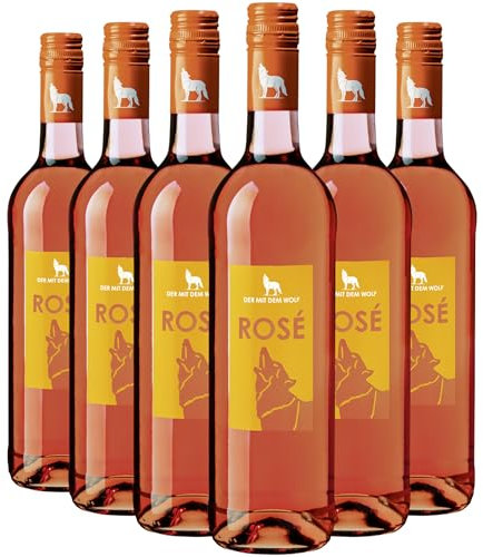 Wolfenweiler Wein rosé lieblich SÜSSE WÖLFE - Roséwein Cuvée fruchtig-süß mit Erdbeer-, Melonen- und Cranberry-Noten, Qualitätswein aus Baden (6 x 0,75l)