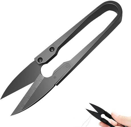 Outil coupe-fil, cisaille à coudre, ciseaux de machine à coudre, coupe-fil idéal pour couture, artisanat et fournitures de bricolage (noir)