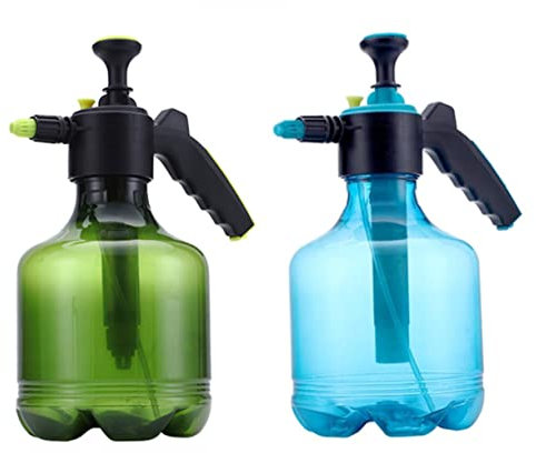 Hemobllo 3l Gartensprühflasche Kunststoff Gießkanne Druckpumpe Grün für Pflanzenbewässerung Terrasse Gartenpflege