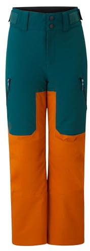 Ziener Kinder ARNURO-Z Ski-Hose/Schnee-Hose | wasserdicht, Gürtelschlaufen, PFAS frei, Caramel Glow tex, 164
