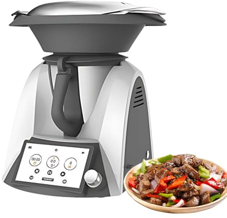 Multicuiseur Intelligent avec écran TFT 7 pouces, Robot de Cuisine Connecté avec recettes en ligne Wi-Fi, capacité 3 L, balance intégrée, autonettoyage, température réglable