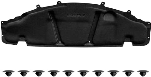 GEPCO Dämmmatte Motorhaube Motorhaubendämmung Motorraumdämmung mit Clips kompatibel mit OPEL MERIVA A 2003-2010 13150511