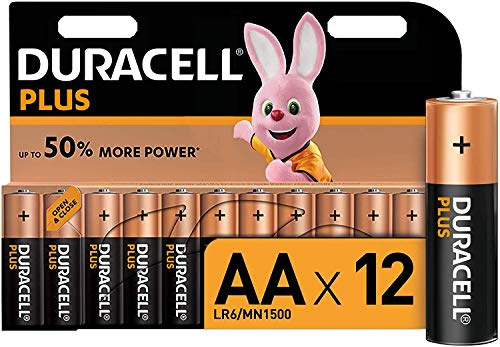 60x Duracell MN1500 Plus Power AA Double A Size Remote Battery Batteries