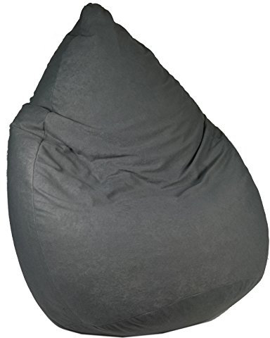 Heunec 671140 Sitzsack, Möbel, Sessel, Grau, 220 l
