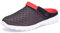 Femmes Hommes Sabots Mules Respirant Chaussures de Jardin Perforés-Sabot de Plage Sport Pantoufles Piscine Sandales D'Été Chaussures,Rouge,43 EU