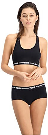 PUMA Damen Short Tee-Shirt, Schwarz, XS