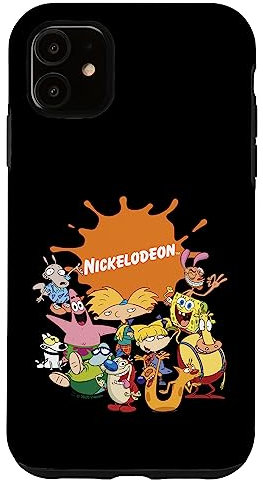 iPhone 11 Nickelodeon Characters Logo Case