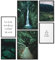 Papierschmiede® Mood Poster Set Wild Adventure, Bilder Wohnzimmer Deko Schlafzimmer, 2x 30x40 cm und 4x 20x30 cm, Natur Wald Wasserfall Grün - Wandposter ohne Rahmen