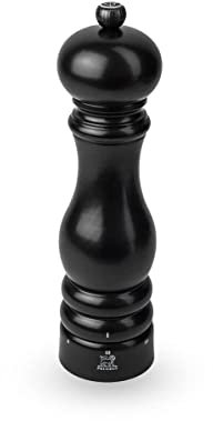 PEUGEOT - Salzmühle Paris u‘Select 22 cm + Steinsalz - 6 voreingestellte Mahlgrade - Aus PEFC-zertifiziertem Holz - Satinschwarz
