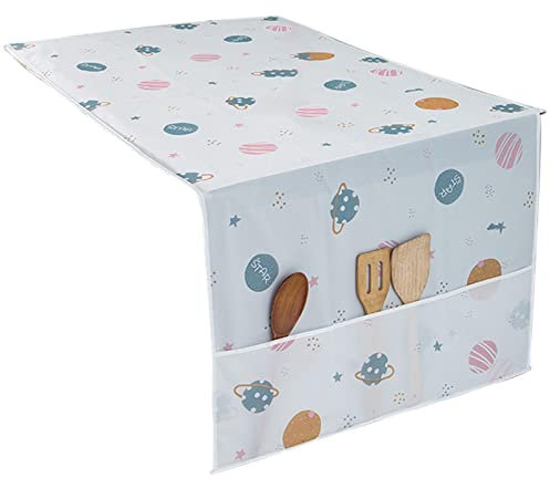 Fridge With Pockets - Waterproof Washing Machine Top,Multifunctional Kitchen Bathroom Home Printing Decor for Parents