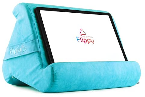 Flippy Tablet Pillow Stand - Cushion Tablet Stand & Holder, Bed Support for Lap and Desk, Compatible with Phone & Book Reading: Kindle, iPad Pro, iPhone & Samsung - I Wanna Go to Miami