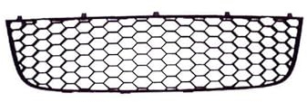 Rejilla de parachoques delantero central negra compatible con Volkswagen Golf 5 GTI 2003-2008