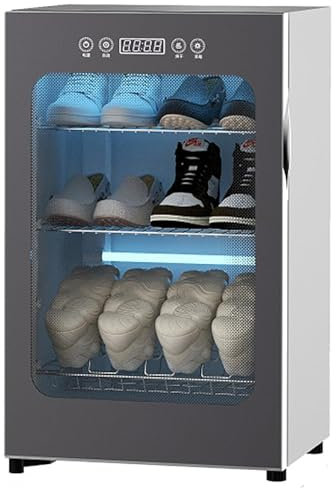 CYTBEK Intelligent Shoe Dryer, Shoe Drying Cabinet with Ozone Technology, 60° Thermostatic Control and 1-3H Quick Drying, 360° Comprehensive Circulation, for Home, Shop