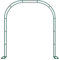 Pergola Spalier Für Hochzeitszeremonie Torbogen Rosenbogen Für Zeremonie Draußen Torbogen Für Rosen Blumen Im Garten Terrasse (Color : Green, Size : 120 * 220cm/47.2 * 86.6in)