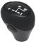 Arotzelox Automatik-Schalthebelknauf für Smart Fortwo 450/451 Smart Roadster 452 Schalthebelknauf